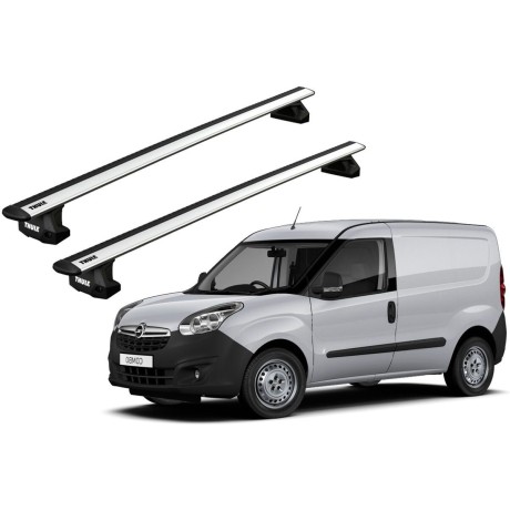 Barras THULE EVO WingBar para autos OPEL Combo desde 2012-2018