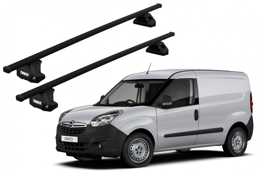 Barras THULE EVO SquareBar para autos MERCEDES BENZ GLE (C292) desde 2015-2019