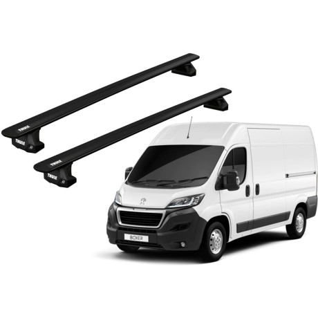 Barras THULE EVO WingBar para Van PEUGEOT Boxer desde 2006- negro