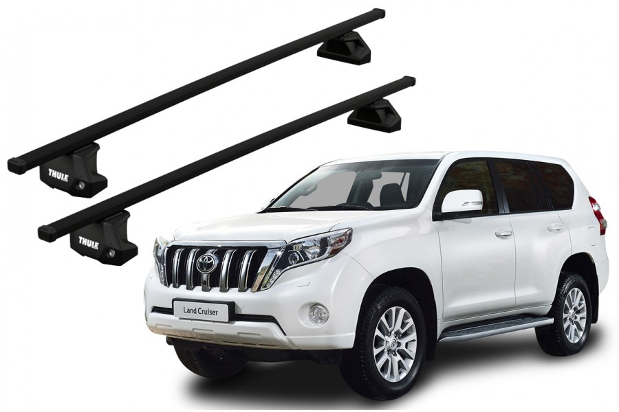 Barras THULE EVO SquareBar para autos TOYOTA Land Cruiser 200 desde 2008-2021