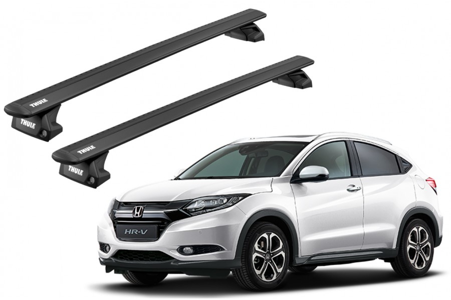 Barras THULE EVO WingBar para autos HONDA HR-V 2015 a 2021 negro