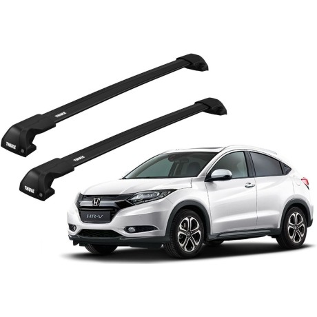 Barras THULE EDGE Flush para autos HONDA HR-V 2015 a 2021 negro