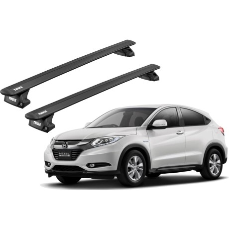 Barras THULE EVO WingBar para autos HONDA Vezel 2014 a 2021 negro
