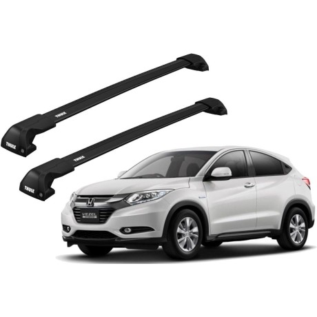 Barras THULE EDGE Flush para autos HONDA Vezel 2014 a 2021 negro
