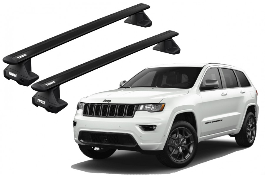Barras THULE EVO WingBar para autos JEEP Grand Cherokee 2011 a 2021 negro