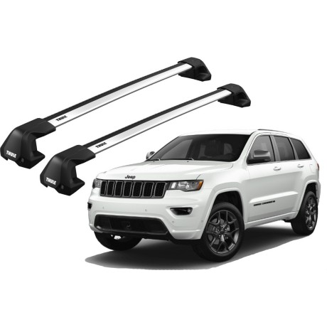 Barras THULE EDGE Flush para autos JEEP Grand Cherokee 2011 a 2021