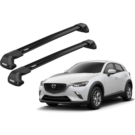 Barras Thule MAZDA 5 04-19 PF / EDGE Flush BLACK