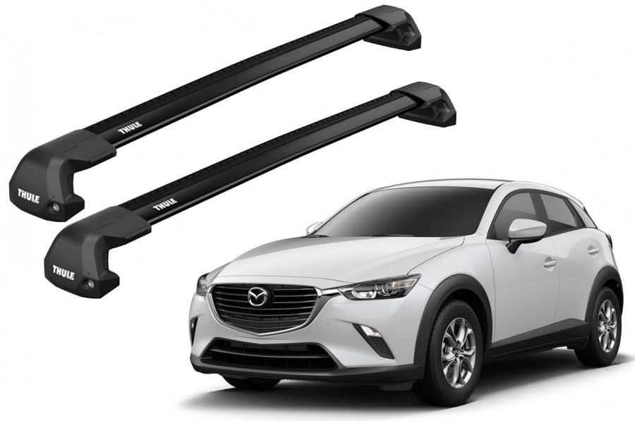 Barras Thule MAZDA 5 04-19 PF / EDGE Flush BLACK