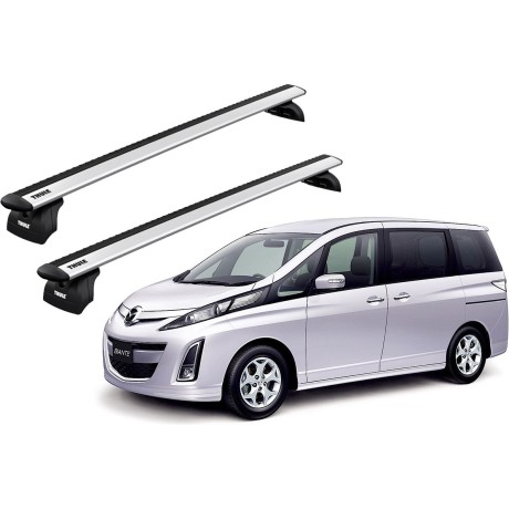 Barras THULE WingBar para autos MAZDA Biante desde 2008-2018