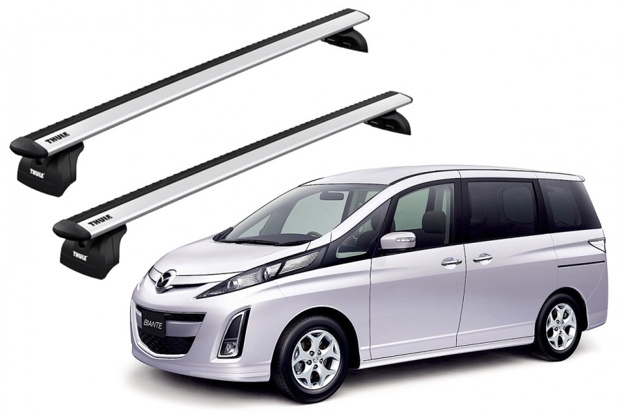Barras THULE WingBar para autos MAZDA Biante desde 2008-2018