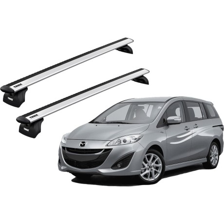 Barras THULE WingBar para autos MAZDA Premacy 2004 a 2017