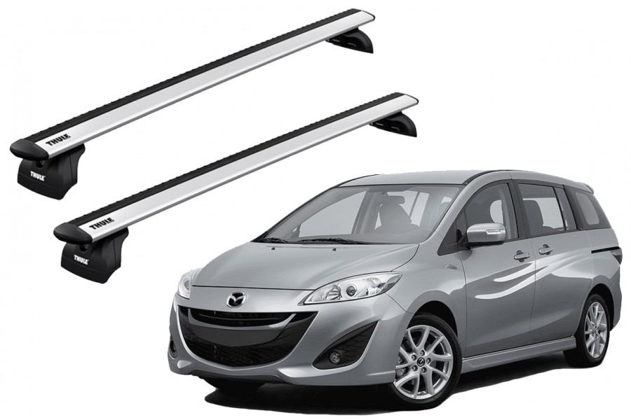 Barras THULE WingBar para autos MAZDA Premacy 2004 a 2017