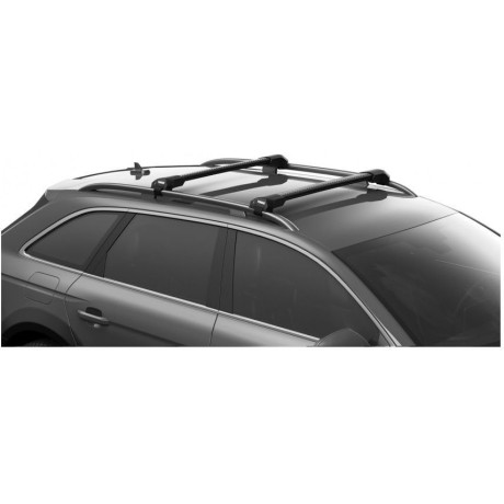 Barras THULE EDGE Flush para autos TOYOTA Land Cruiser 150 desde 2009 - 2023 negro