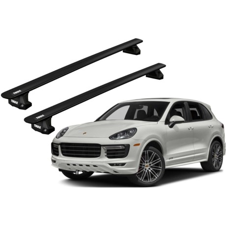 Barras Thule PORSCHE Cayenne 02-09 PF / WingBar EVO BLACK