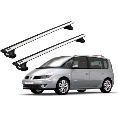 Barras THULE EVO WingBar para autos RENAULT Espace desde 2003-2015