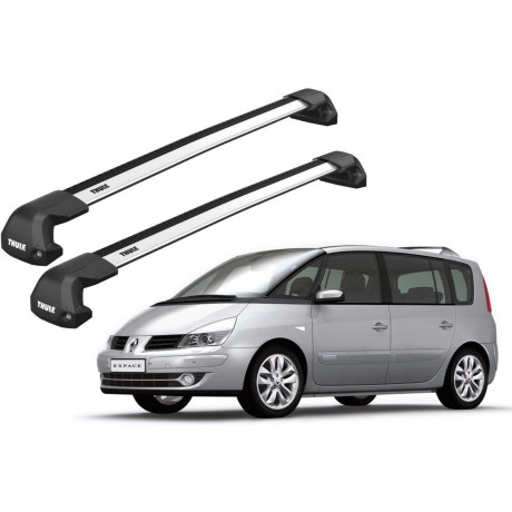 Barras THULE EDGE Flush para autos RENAULT Espace desde 2003-2015