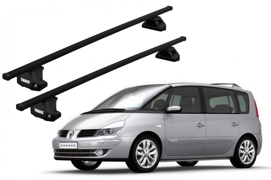 Barras THULE EVO SquareBar para autos RENAULT Espace desde 2003-2015
