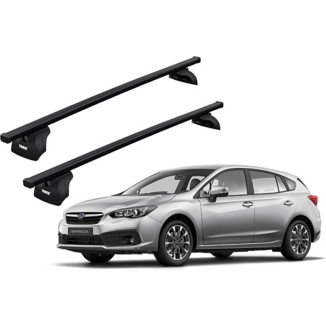 Barras THULE SquareBar para autos SUBARU Impreza desde 2017-2023