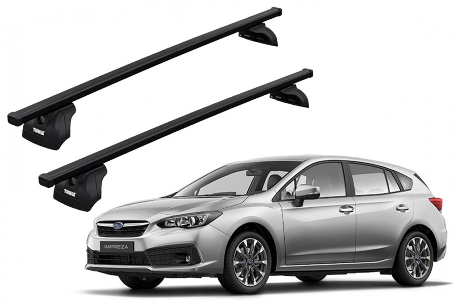 Barras THULE SquareBar para autos SUBARU Impreza desde 2017-2023