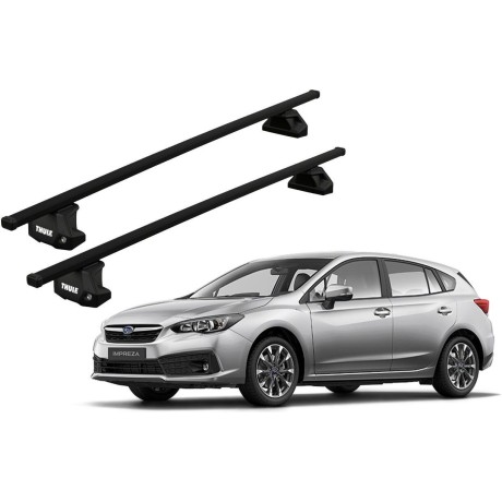 Barras THULE EVO SquareBar para autos SUBARU Impreza desde 2017-2023