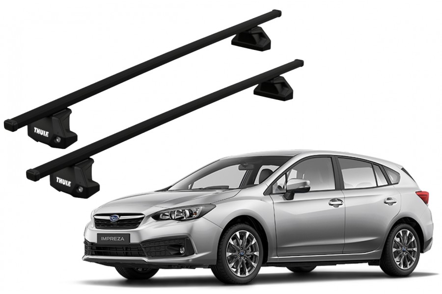 Barras THULE EVO SquareBar para autos SUBARU Impreza desde 2017-2023
