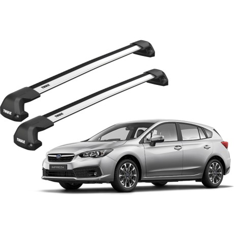 Barras THULE EDGE Flush para autos SUBARU Impreza desde 2017-2023