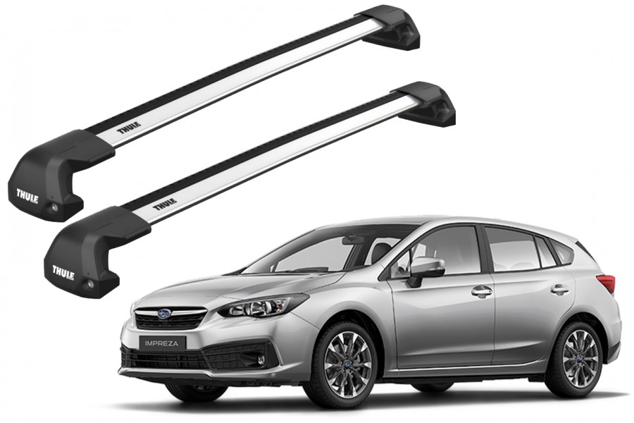 Barras THULE EDGE Flush para autos SUBARU Impreza desde 2017-2023