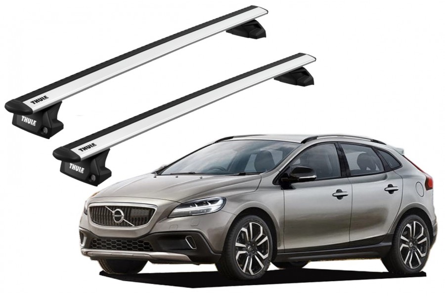 Barras THULE EVO WingBar para autos VOLVO V40 Cross Country 2013 a 2019
