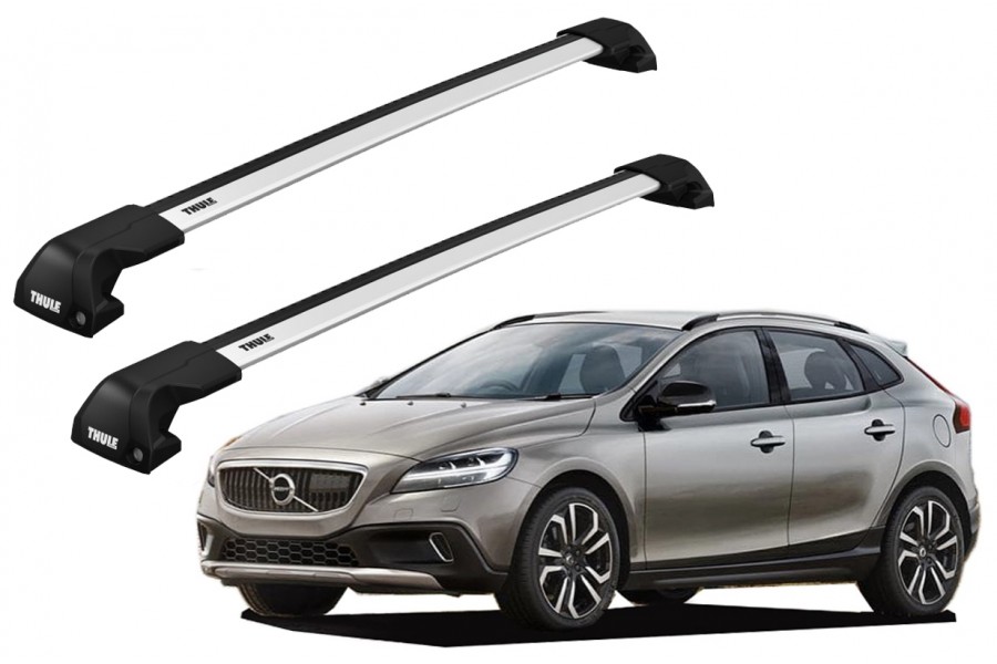 Barras THULE EDGE Flush para autos VOLVO V40 Cross Country 2013 a 2019