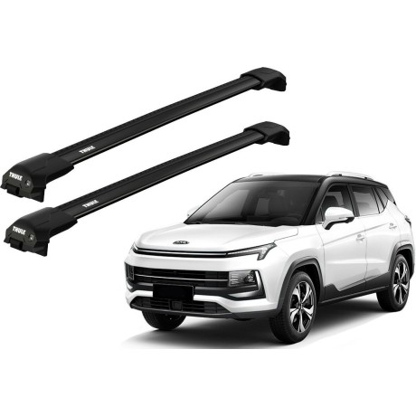 Barras THULE EDGE Flush para autos JAC JS4 desde 2022- negro