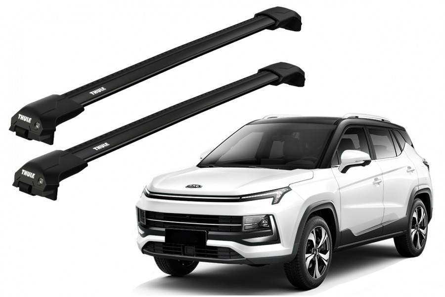 Barras THULE EDGE Flush para autos JAC JS4 desde 2022- negro