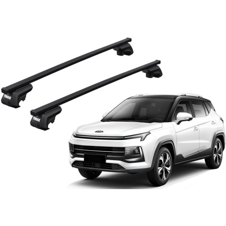 Barras THULE EVO SquareBar para autos JAC JS4 desde 2022-