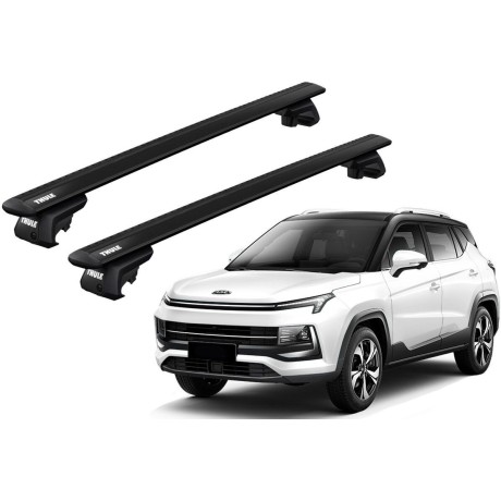 Barras THULE EVO WingBar para autos VOLKSWAGEN Taigo desde 2022 negro