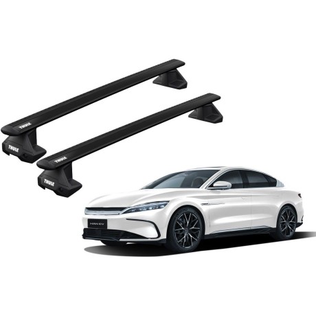 Barras THULE EVO WingBar para autos BYD Han desde 2022 negro