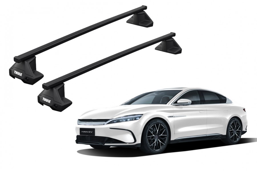 Barras THULE EVO SquareBar para autos BYD Han desde 2022