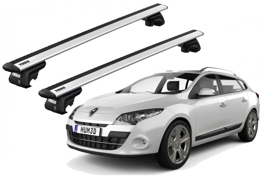 Barras THULE EVO WingBar para autos RENAULT Megane desde 2009-2016