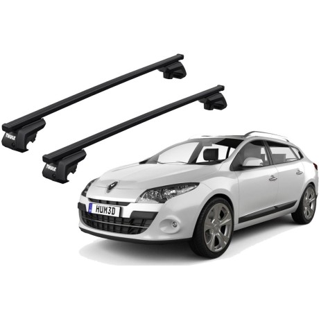 Barras THULE EVO SquareBar para autos RENAULT Megane desde 2009-2016