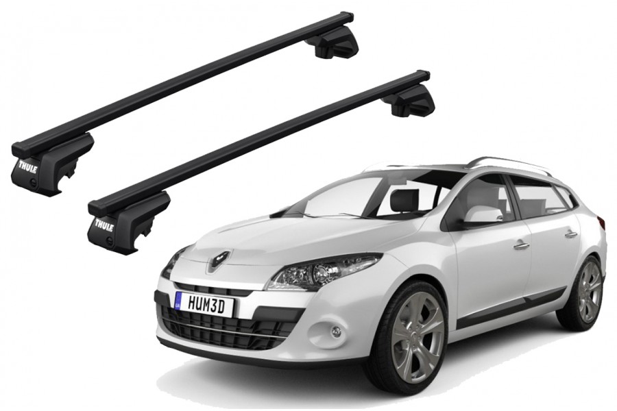 Barras THULE EVO SquareBar para autos RENAULT Megane desde 2009-2016