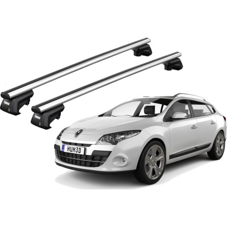 Barras THULE SmartRack XT AluBar para autos RENAULT Megane desde 2009-2016