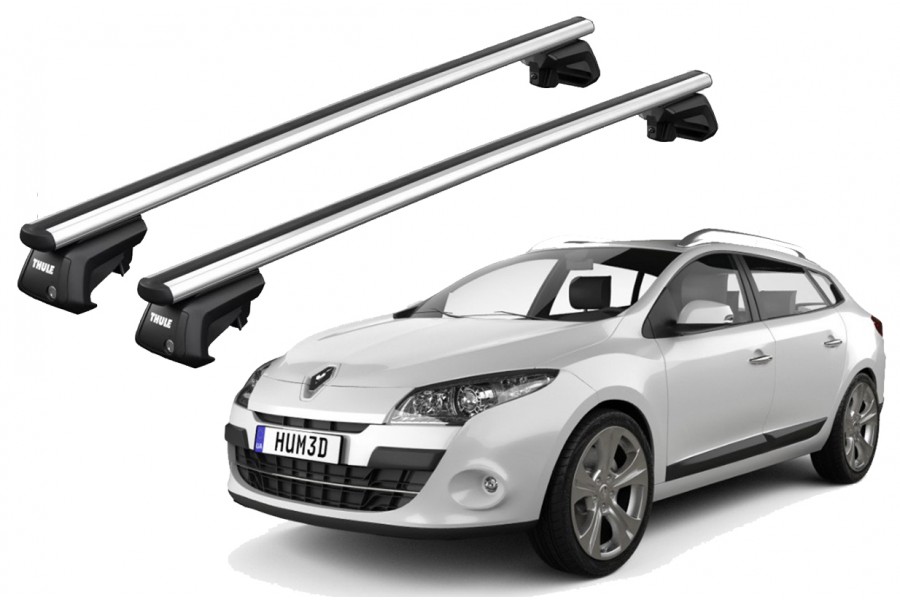 Barras THULE SmartRack XT AluBar para autos RENAULT Megane desde 2009-2016