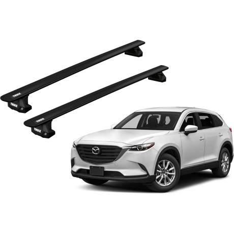 Barras THULE EVO WingBar para autos MAZDA CX-9 2007 a 2017 negro