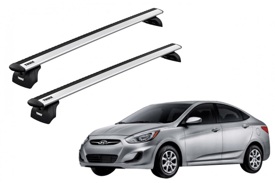 Barras THULE WingBar para autos HYUNDAI i25 desde 2012