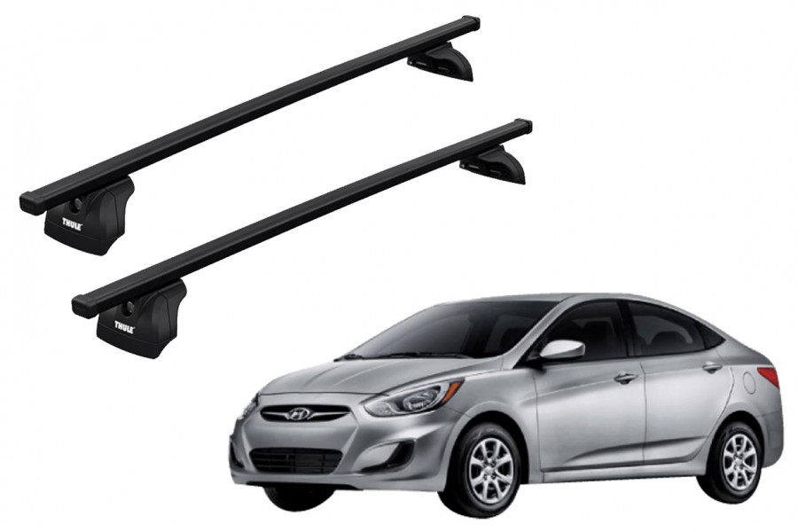 Barras THULE SquareBar para autos HYUNDAI i25 desde 2012