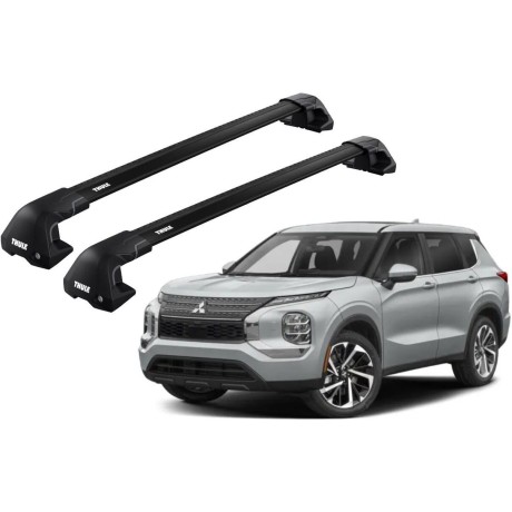 Barras THULE EDGE Flush para autos MITSUBISHI Outlander desde 2022 negro