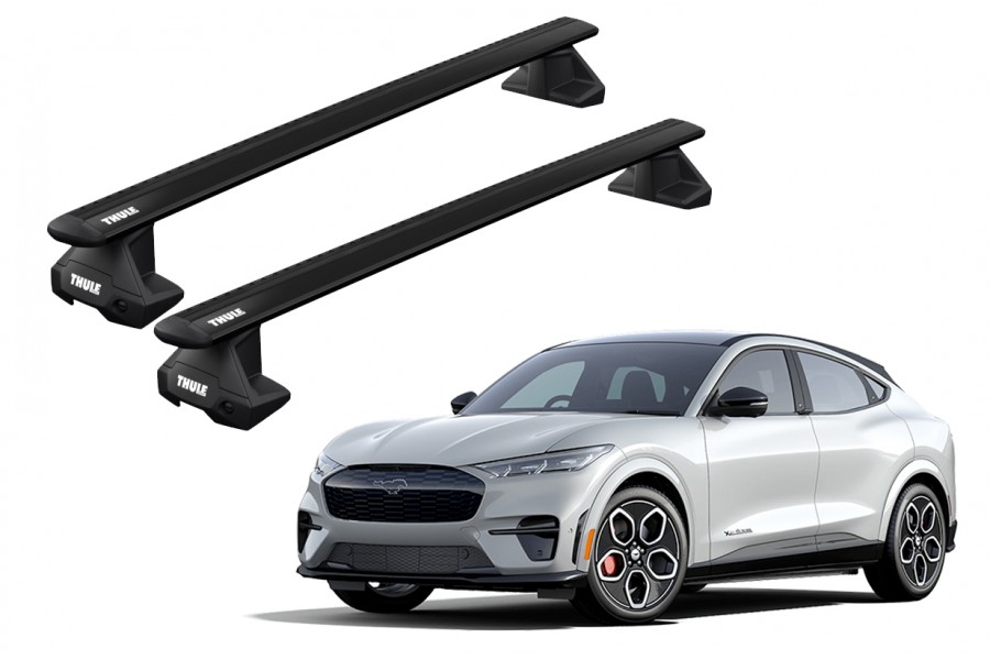 Barras THULE EVO WingBar para autos FORD Mustang Mach-E desde 2021 negro