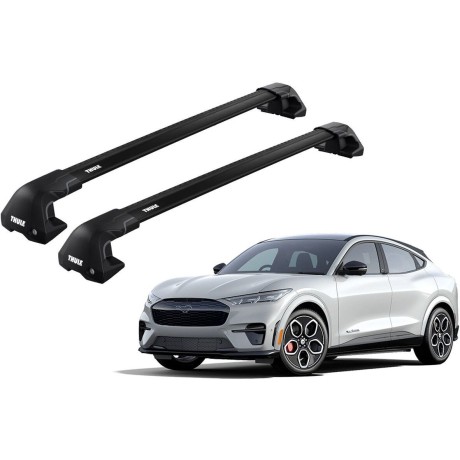 Barras THULE EDGE Flush para autos FORD Mustang Mach-E desde 2021 negro
