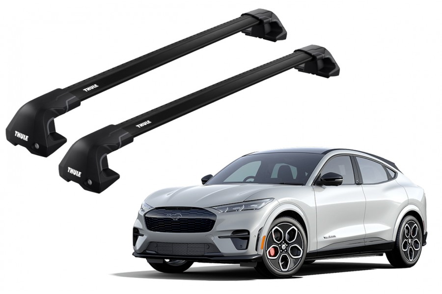 Barras THULE EDGE Flush para autos FORD Mustang Mach-E desde 2021 negro