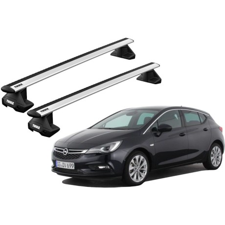 Barras THULE EVO WingBar para autos OPEL Astra 2010 a 2015