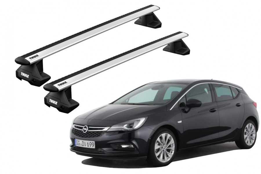 Barras THULE EVO WingBar para autos OPEL Astra 2010 a 2015