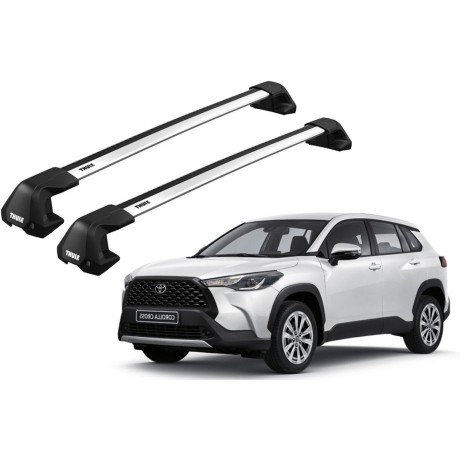 Barras THULE EDGE Flush para autos TOYOTA Corolla Cross desde 2021